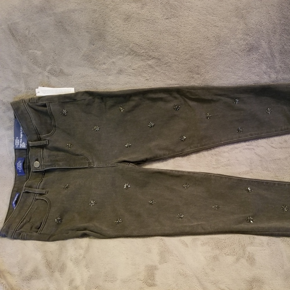 Talbots Black Jeggings w/Embellishing